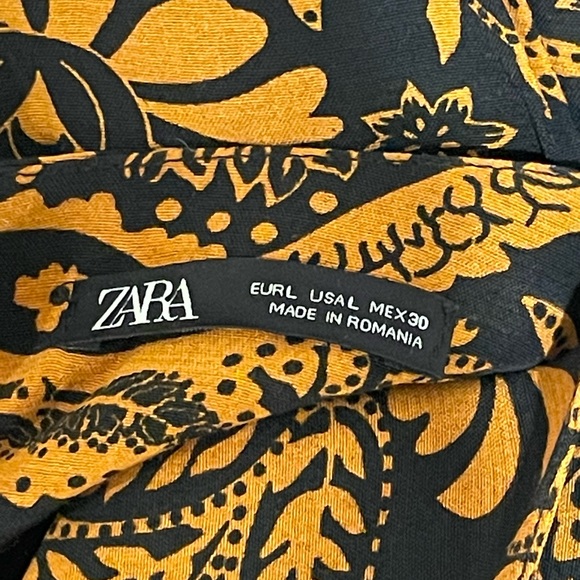 Zara Printed Mini Dress - Picture 7 of 7